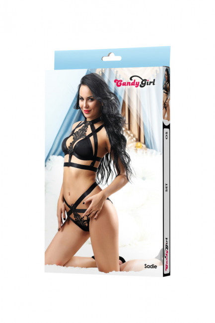 Шикарный комплект белья с лентами