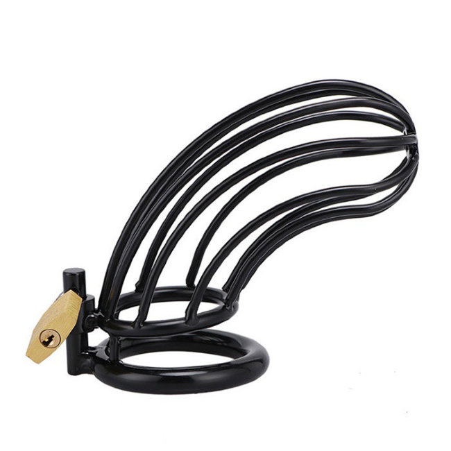 Клетка для члена из стали черного цвета Клетка для члена из стали черного цвета