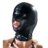 Черная слепая маска с ротовым отверстием