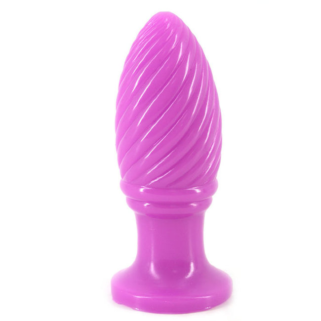 Анальная пробка со спиралевидным рельефом Анальная пробка со спиралевидным рельефом