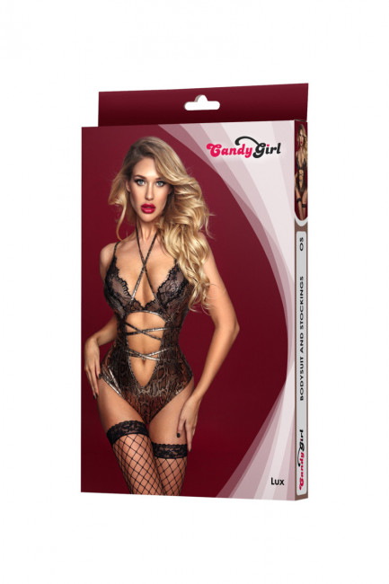 Сексуальное боди и чулки