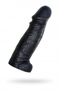 Гигантский фаллоимитатор черного цвета DESPOT Lovetoy