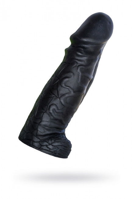 Гигантский фаллоимитатор черного цвета