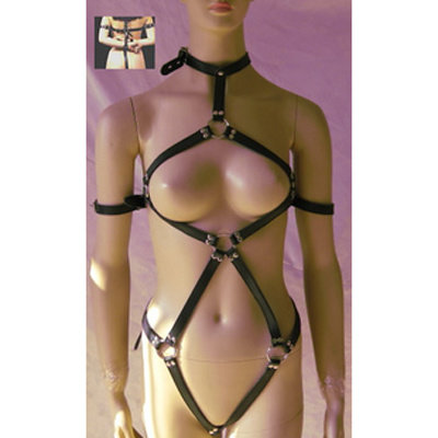 Боди из ремешков с фиксацией рук Боди из ремешков с фиксацией рук