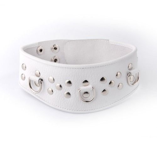 БДСМ ошейник из натуральной кожи