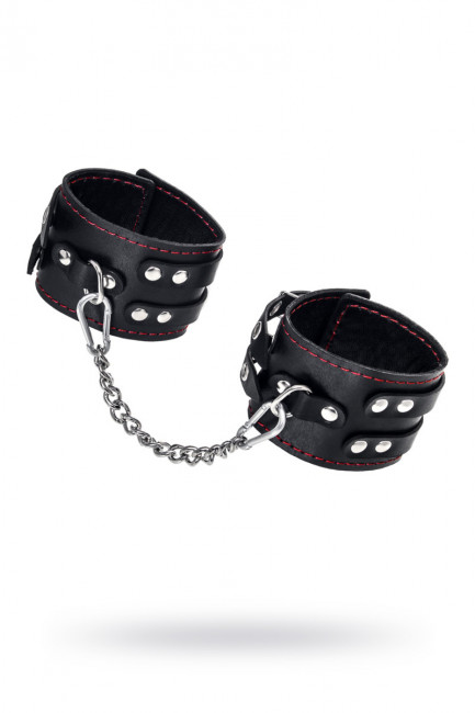 Оковы с двумя ремнями и черной подкладкой