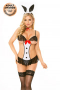 Женский прозрачный костюм зайчика Ethel