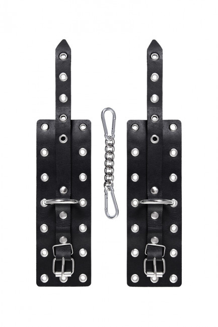 Наручники кожаные с люверсами