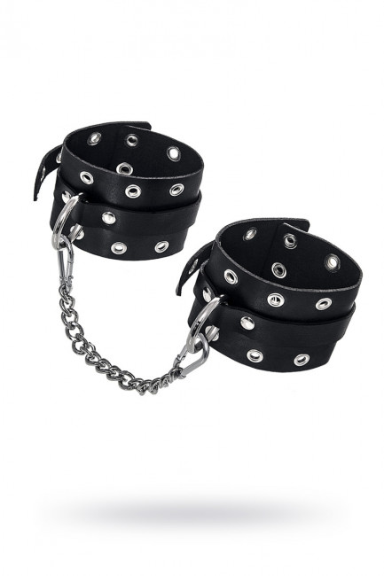 Оковы кожаные с люверсами
