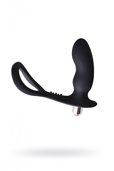 Анатомический вибростимулятор простаты с кольцом