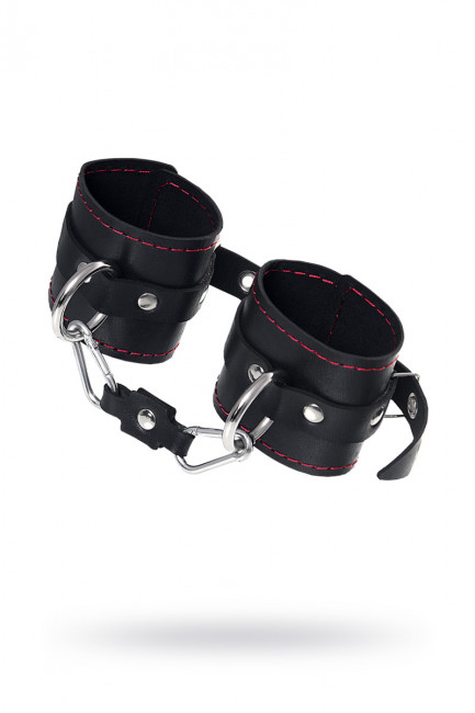 Наручники однослойные с контрастной строчкой