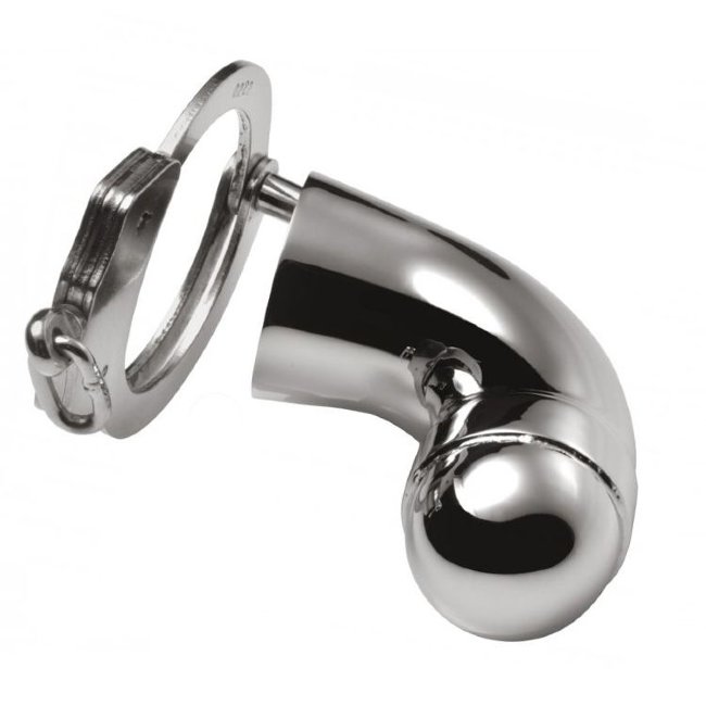 Клетка на член с замком от наручников