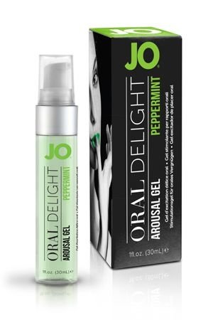 Лубрикант для оральных ласк Oral Delight - Peppermint Pleasure ментоловый 30 мл