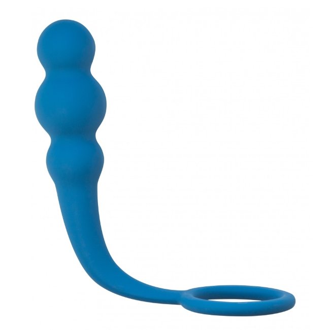 Анальный стимулятор с эрекционным кольцом