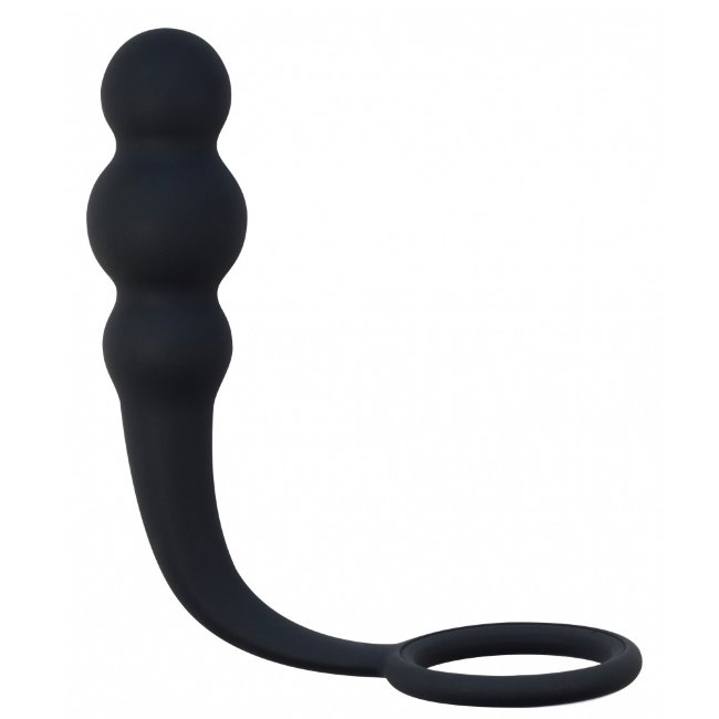 Анальный стимулятор с эрекционным кольцом
