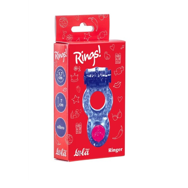 Кольцо мужское эрекционное с вибрацией Кольцо мужское эрекционное с вибрацией