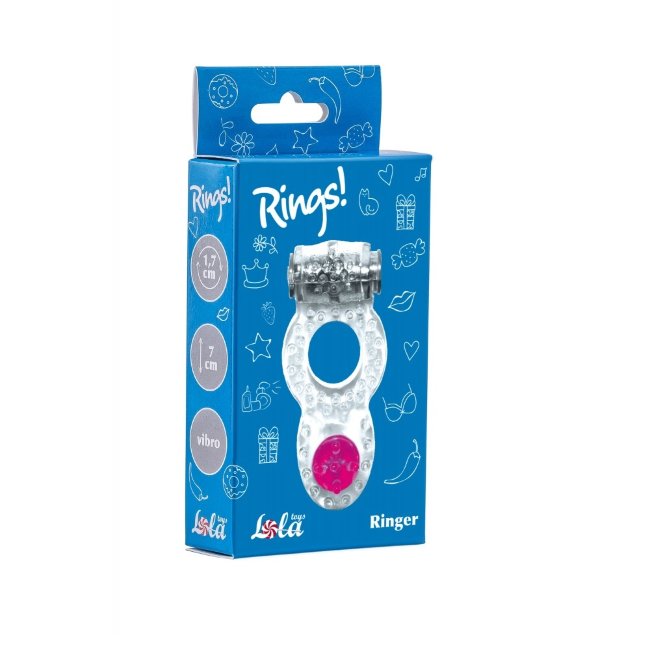 Кольцо мужское эрекционное с вибрацией Кольцо мужское эрекционное с вибрацией