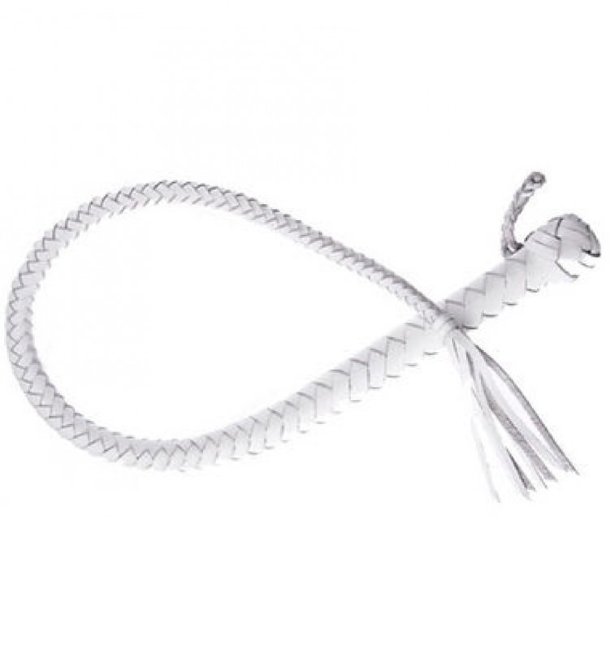 Плетеная плетка с хлопушкой на конце