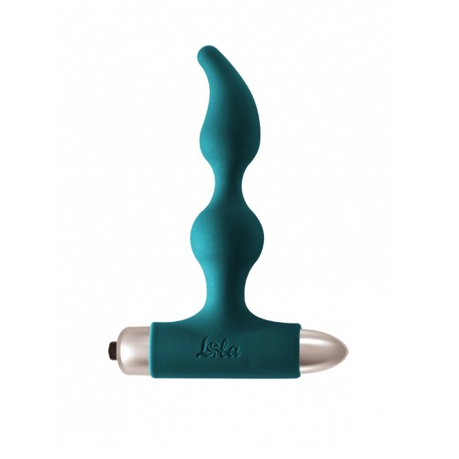 Анальная пробка с рельефом и вибрацией Анальная пробка с рельефом и вибрацией