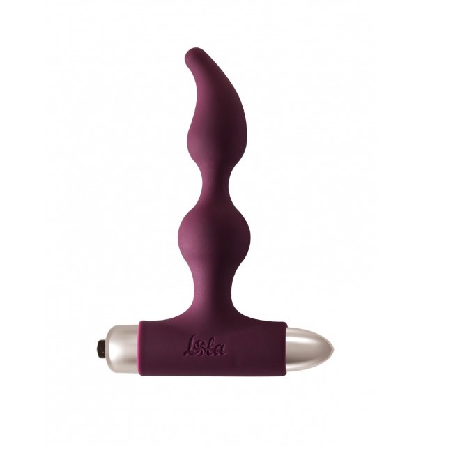 Анальная пробка с рельефом и вибрацией Анальная пробка с рельефом и вибрацией