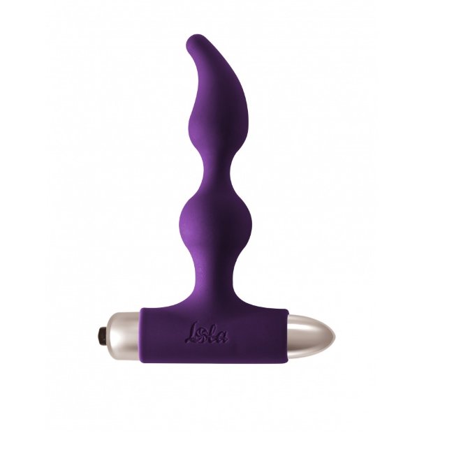 Анальная пробка с рельефом и вибрацией Анальная пробка с рельефом и вибрацией