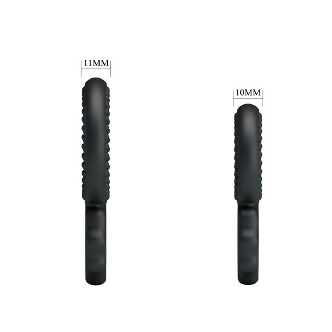 Набор мужских эрекционных колец чёрного цвета