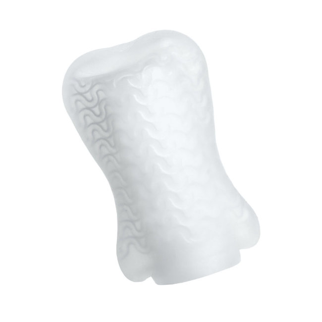 Дорожный мастурбатор с волнистой структурой Дорожный мастурбатор с волнистой структурой