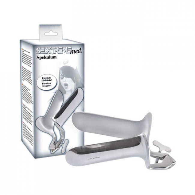 Вагинальный стимулятор расширитель металлический Коллинза Вагинальный стимулятор расширитель металлический Коллинза