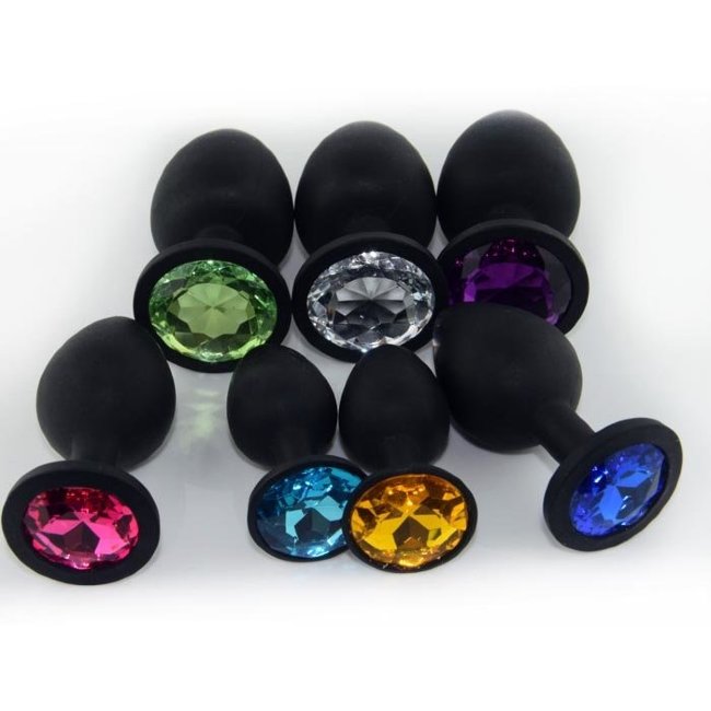 Силиконовая анальная пробка