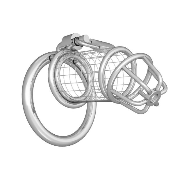 Мужской пояс верности Restriction с разделителем