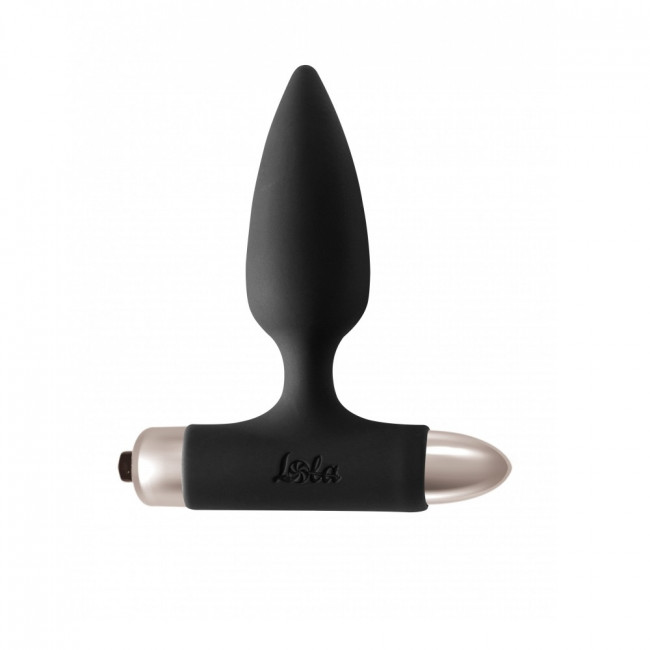 Анальная пробка со смещённым центром и вибрацией Анальная пробка со смещённым центром и вибрацией