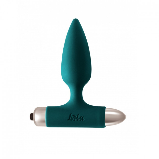 Анальная пробка со смещённым центром и вибрацией Анальная пробка со смещённым центром и вибрацией