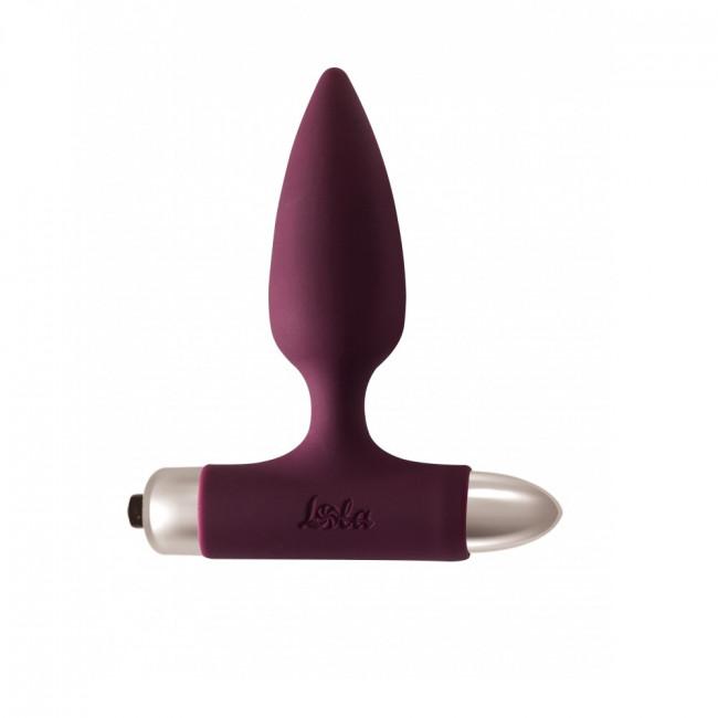 Анальная пробка со смещённым центром и вибрацией Анальная пробка со смещённым центром и вибрацией