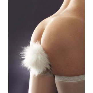 Анальная пробка с заячьим хвостиком Анальная пробка с заячьим хвостиком