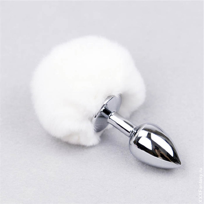 Анальная пробка с заячьим хвостиком Анальная пробка с заячьим хвостиком