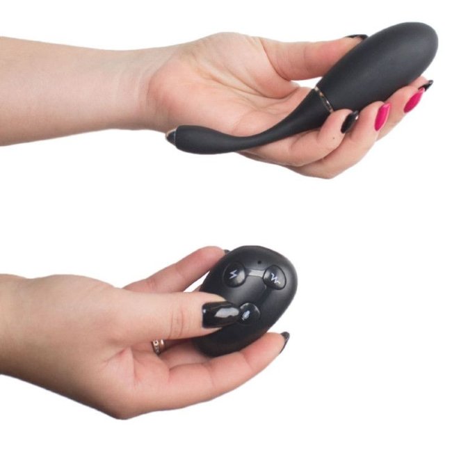 Виброяичко с пультом управления и электроимпульсами Виброяичко с пультом управления и электроимпульсами