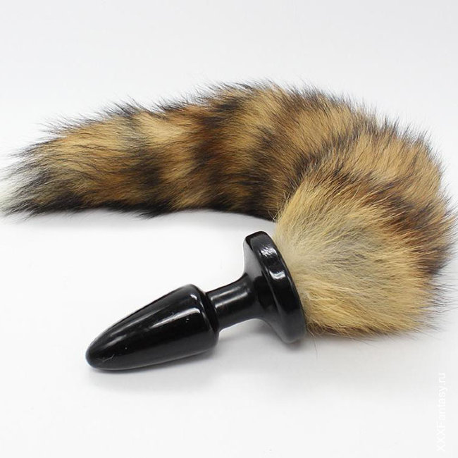 Анальная пробка с хвостом лисы Анальная пробка с хвостом лисы