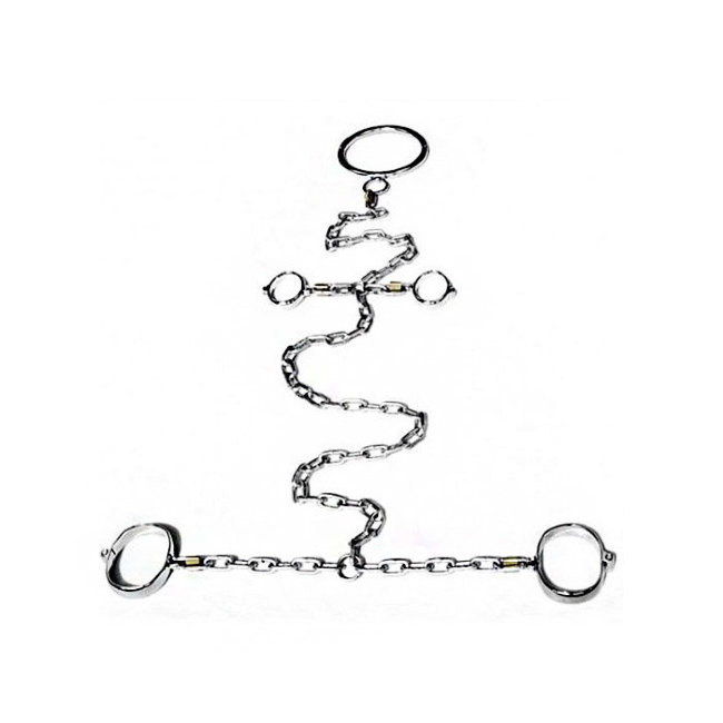 Металлические наручники и кандалы Металлические наручники и кандалы