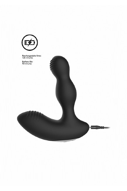 Массажер простаты с электростимуляцией и пультом управления Массажер простаты с электростимуляцией и пультом управления