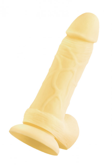 Цветной силиконовый фаллоимитатор на присоске