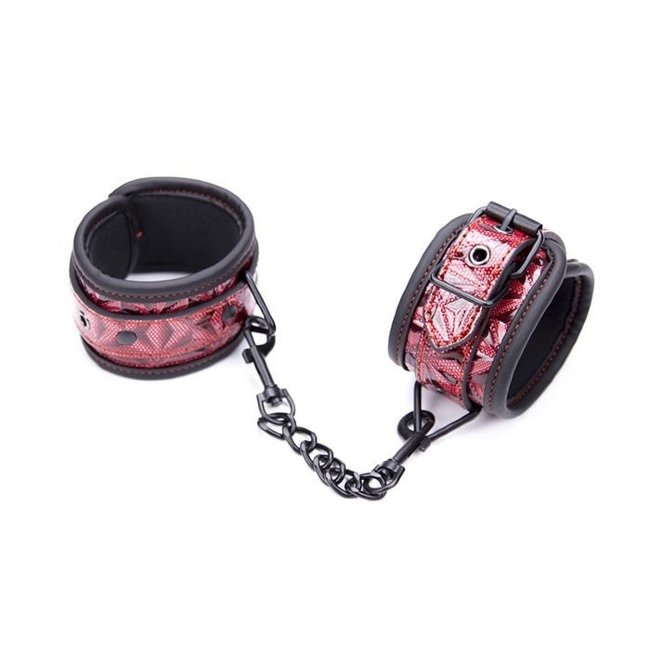 черно-красные кандалы для ног черно-красные кандалы для ног