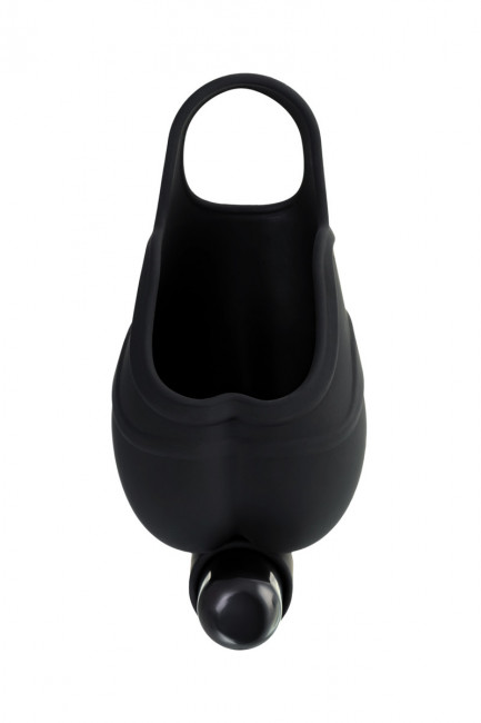 Чехол для мошонки с эрекционным кольцом и вибрацией