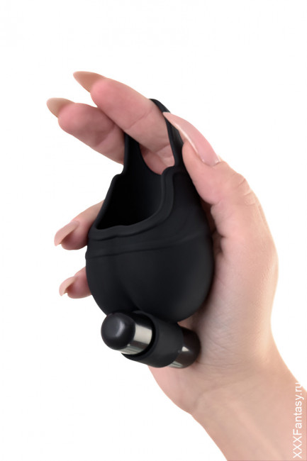 Чехол для мошонки с эрекционным кольцом и вибрацией