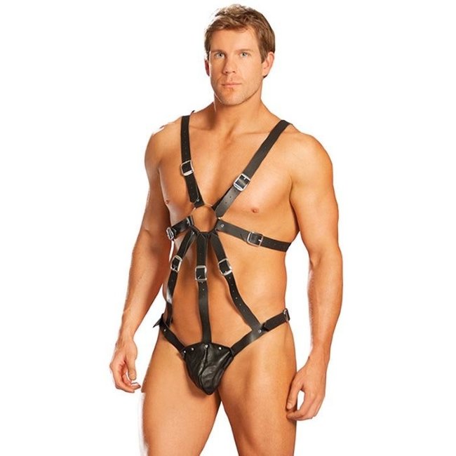 Мужская портупея на тело Мужская портупея на тело