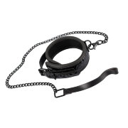 Ошейник с поводком-цепочкой