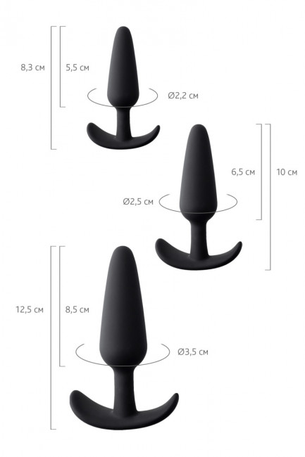 Набор втулок для подготовки к анальному сексу