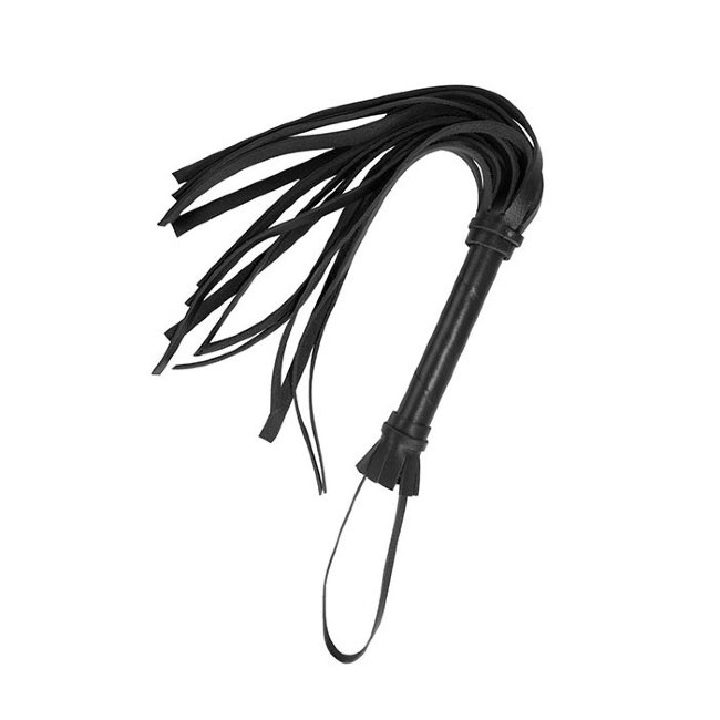 Многохвостовая плеть с петлёй для руки Многохвостовая плеть с петлёй для руки
