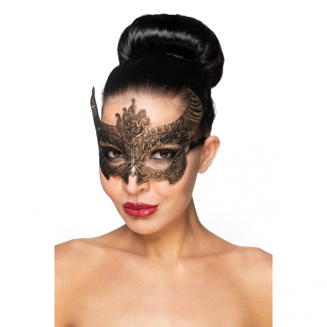 Кружевная карнавальная маска Нунки