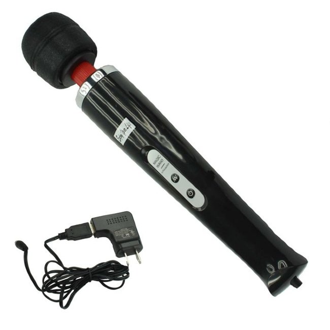 Массажер аккумуляторный, черный Массажер аккумуляторный, черный