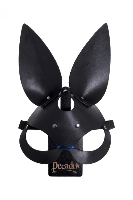 Эффектная маска зайки из натуральной кожи Эффектная маска зайки из натуральной кожи